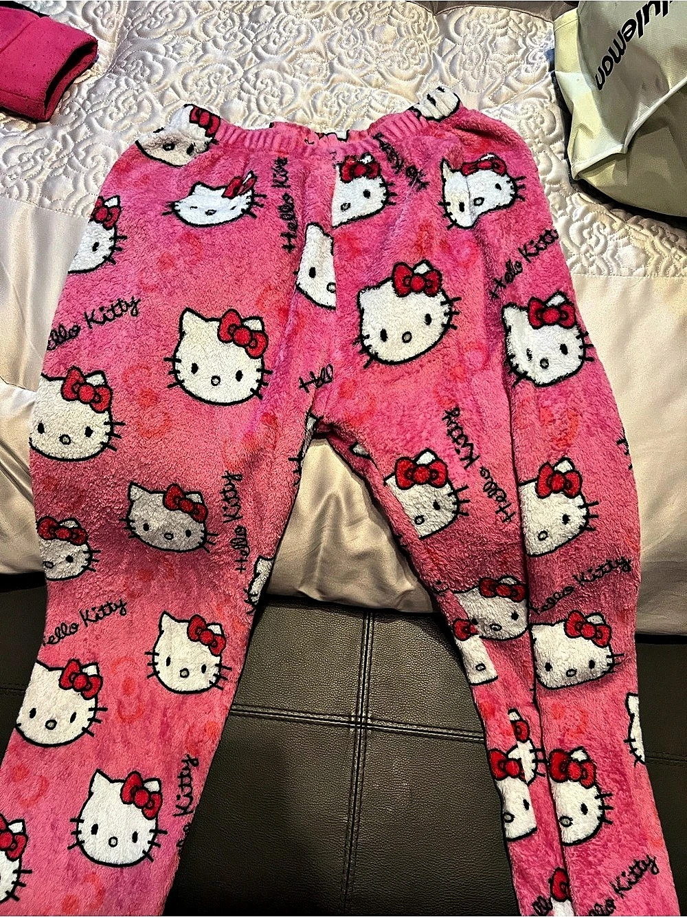Sanrio Hello Kitty Pink Fleece Pajama Pants